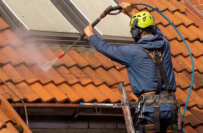 Démoussage et hydrofuge de toiture à Moisson